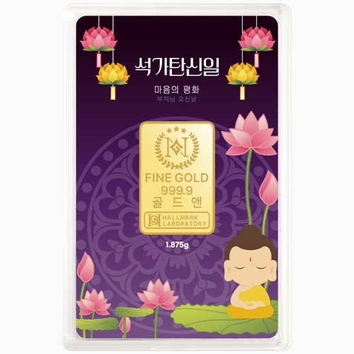 24K 벨라순금 석가탄신일 청룡 골드바 (1.875G)